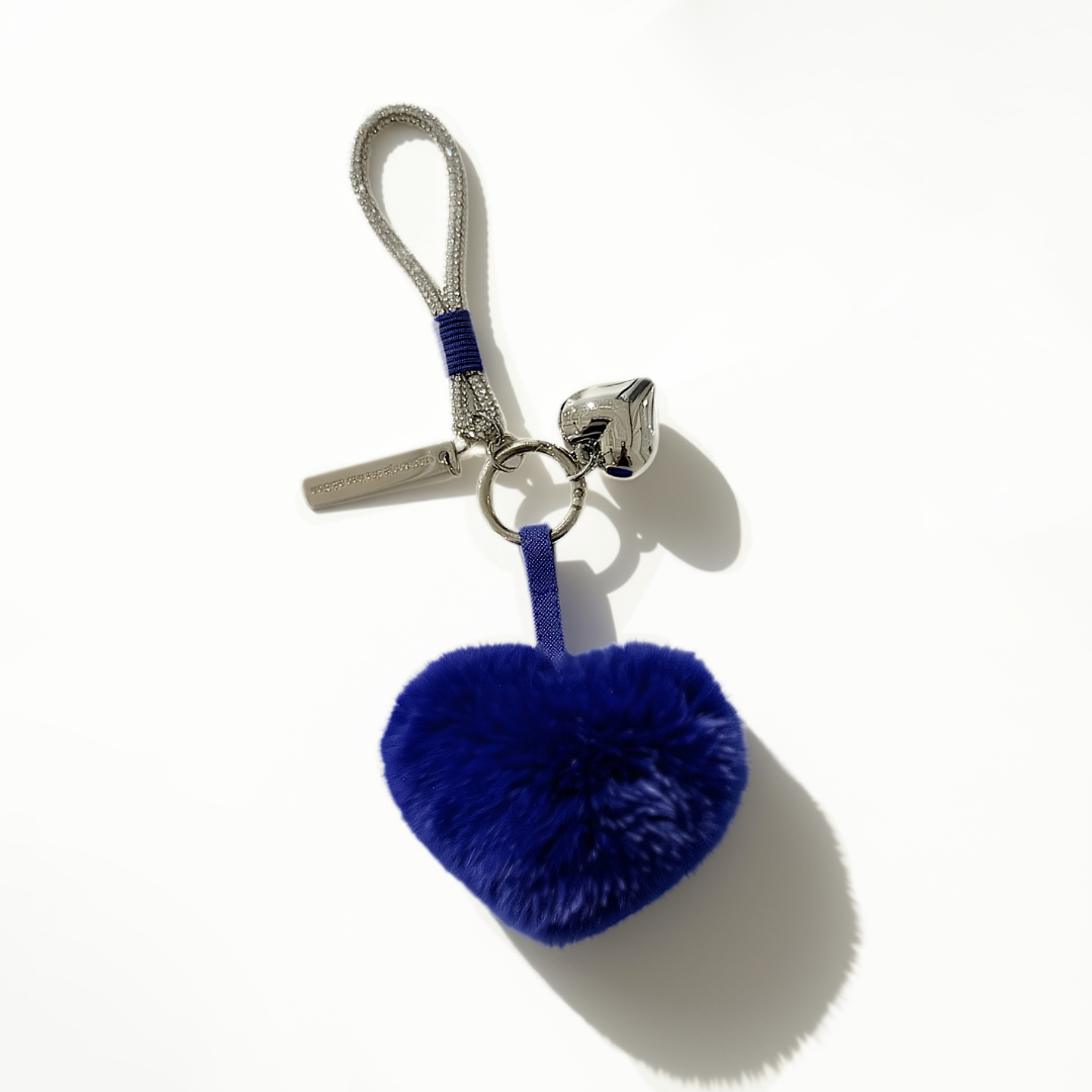 'Pomme de Cœur' Fur Bag Charm