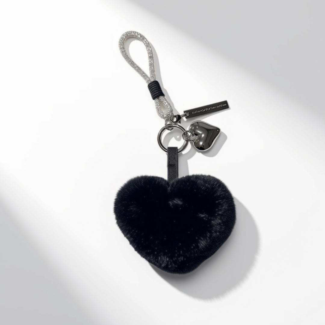 'Pomme de Cœur' Fur Bag Charm