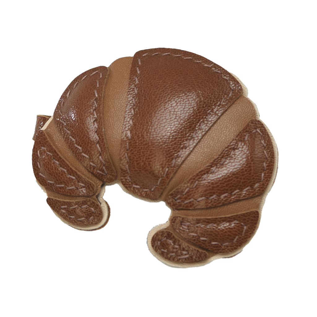 'Boulangerie' croissant charm in Brown