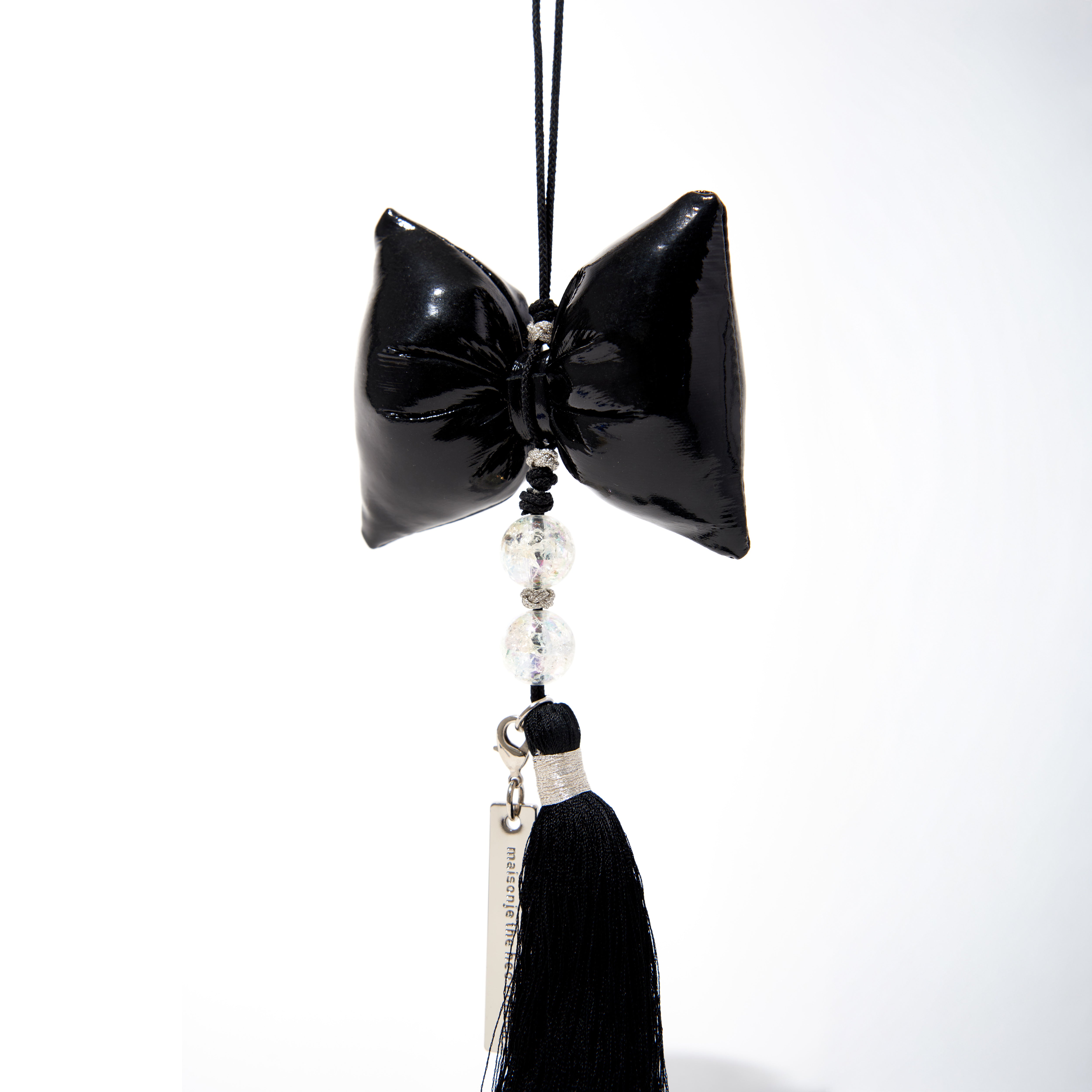 'Seoul' bag charm in Black