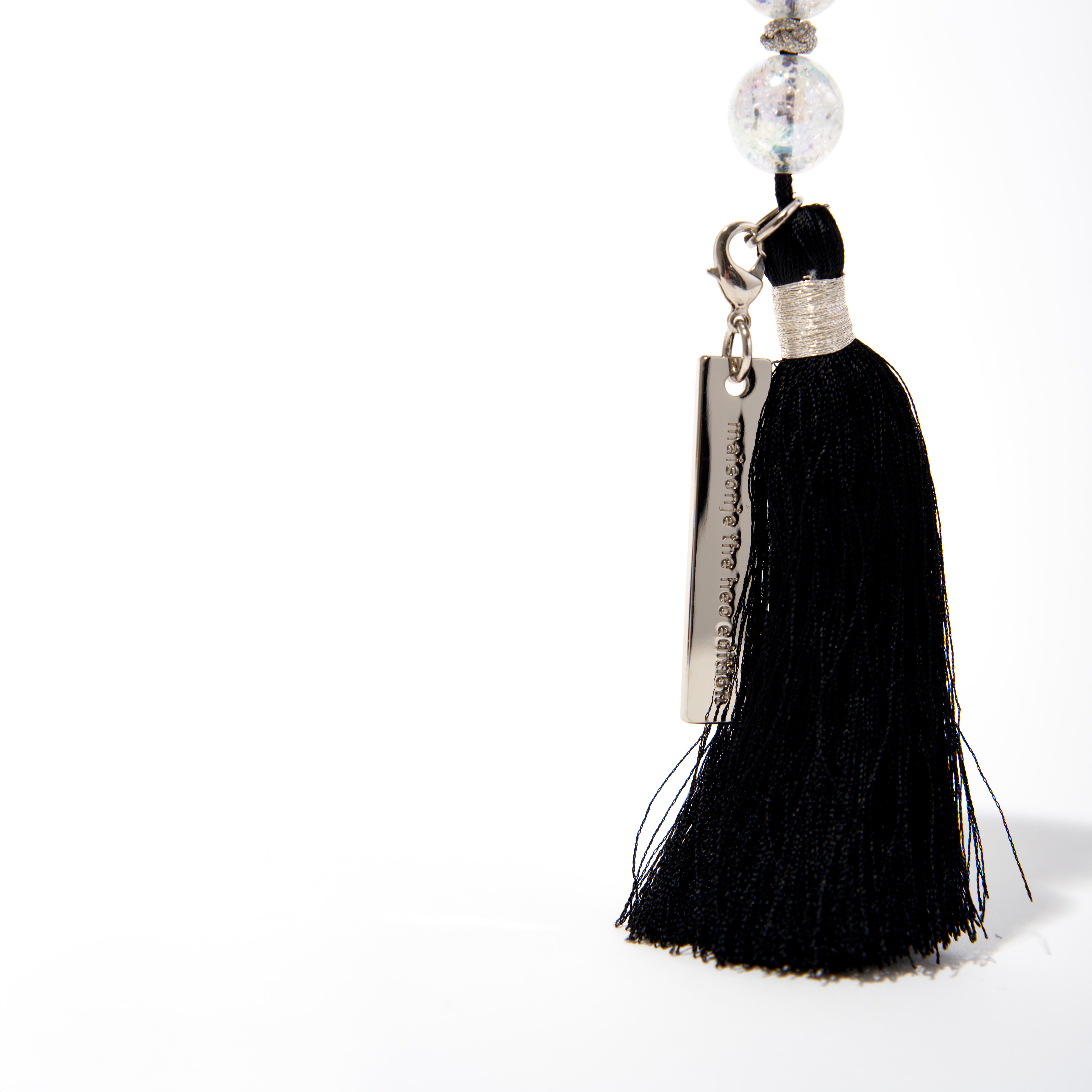'Seoul' bag charm in Black