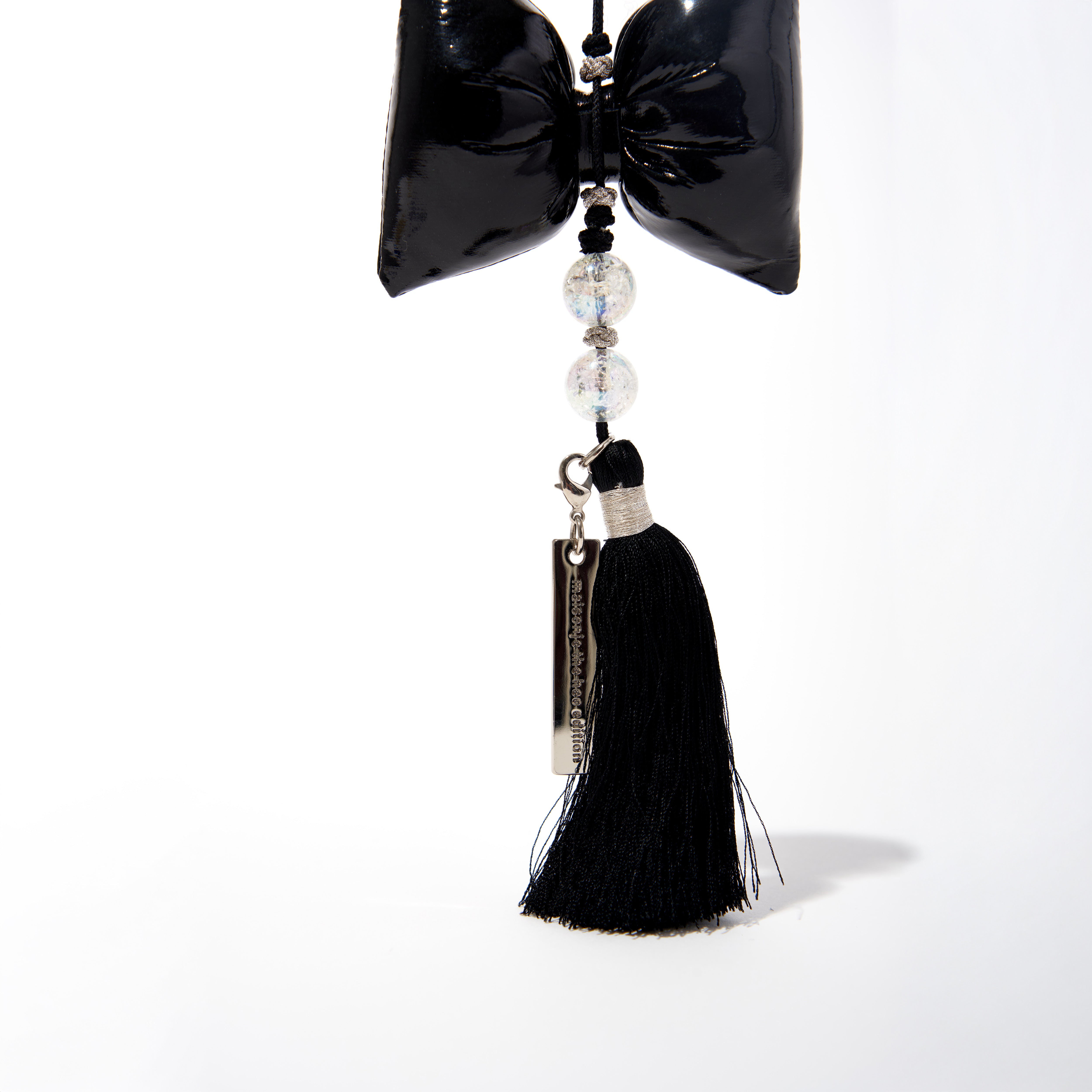 'Seoul' bag charm in Black