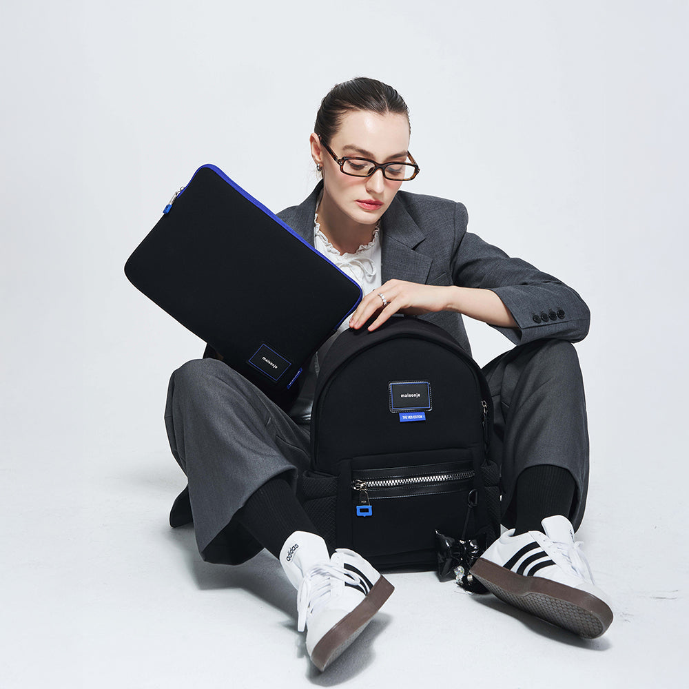 'My Petite' backpack set in Black