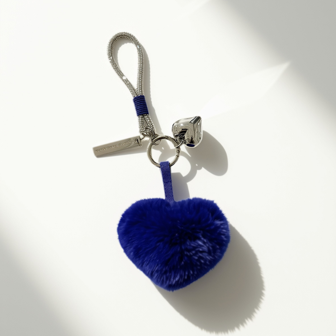 'Pomme de Cœur' Fur Bag Charm