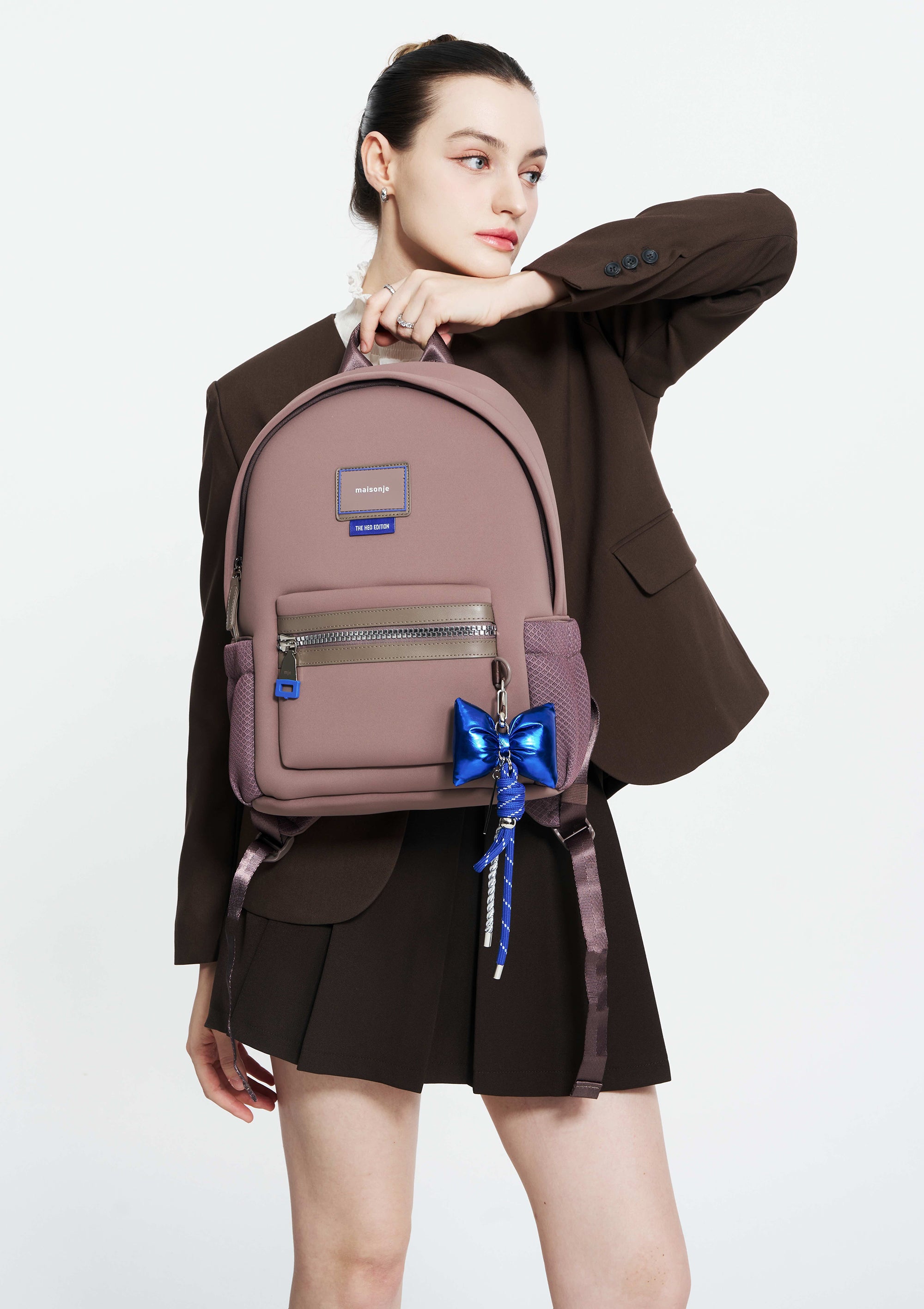 MON PETIT SAC À DOS POUR FEMME [CACAO LAVANDE]